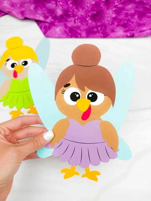 Kids Turkey Disguise Craft with Free Printable Template for Thanksgiving