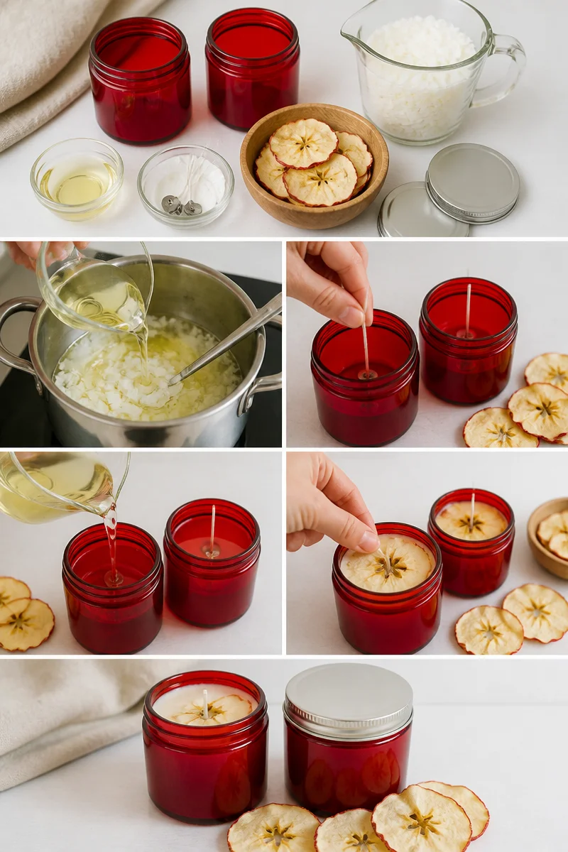 Crisp Apple Soy Candle Jars