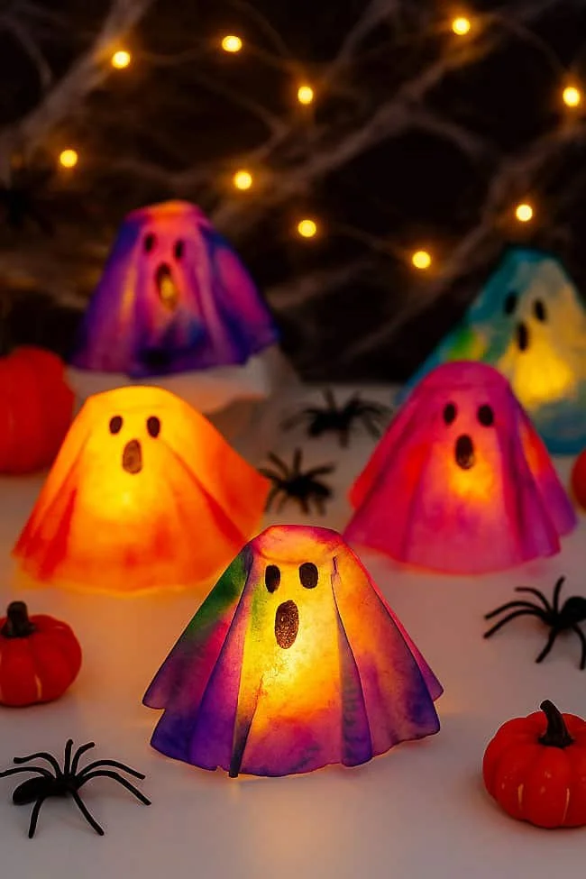 How to Make Coffee Filter Ghosts