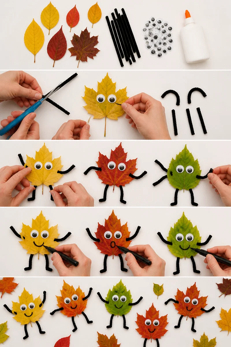 How to Make Leaf People