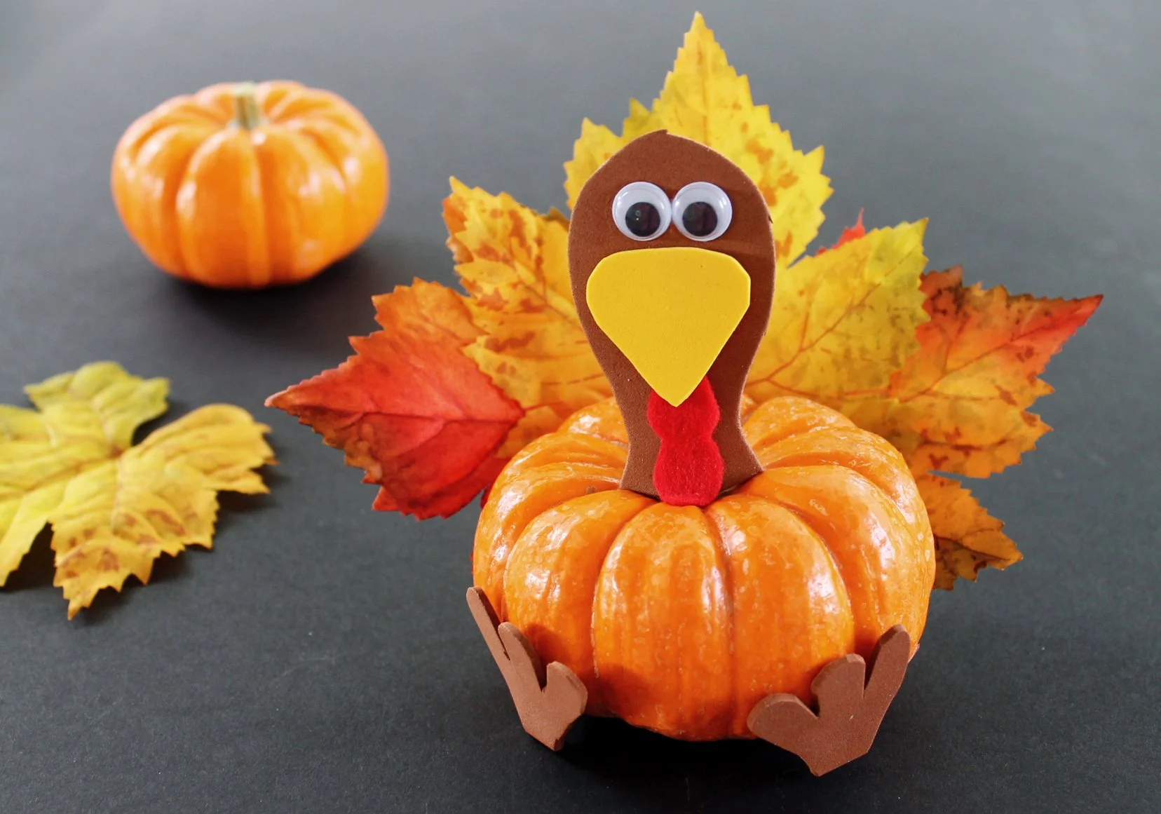 Thanksgiving Pumpkin Turkey Craft