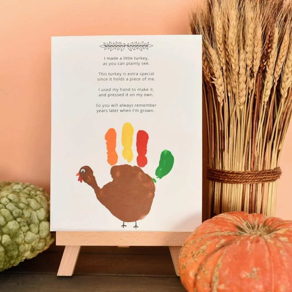 Turkey Handprint Craft