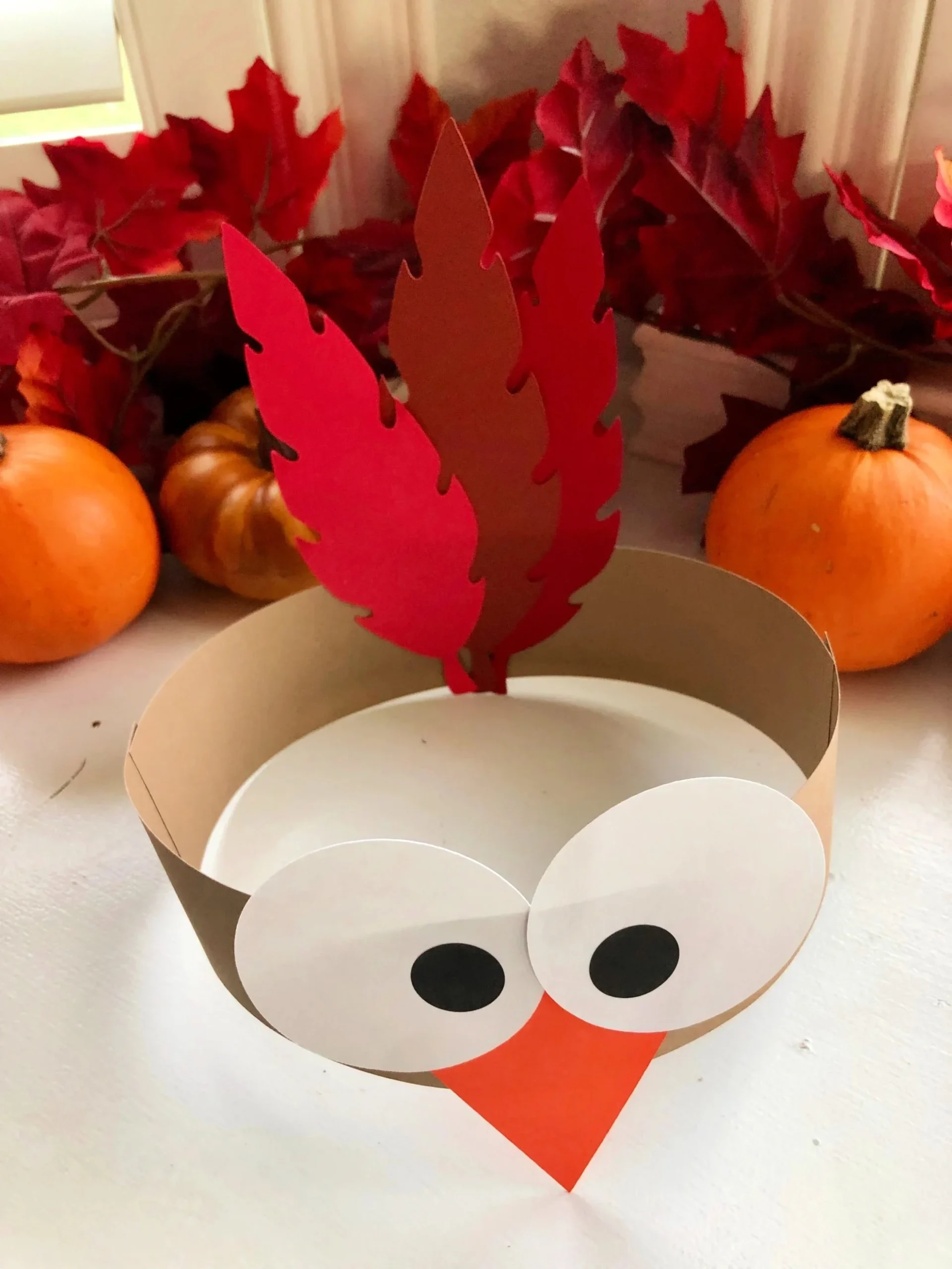 Turkey Paper Headbands - Sew Woodsy